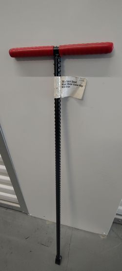 36" Water meter valve key