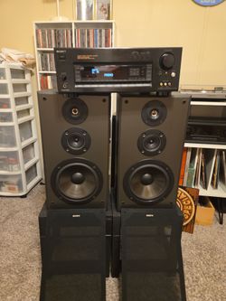 Sony receiver and speakers