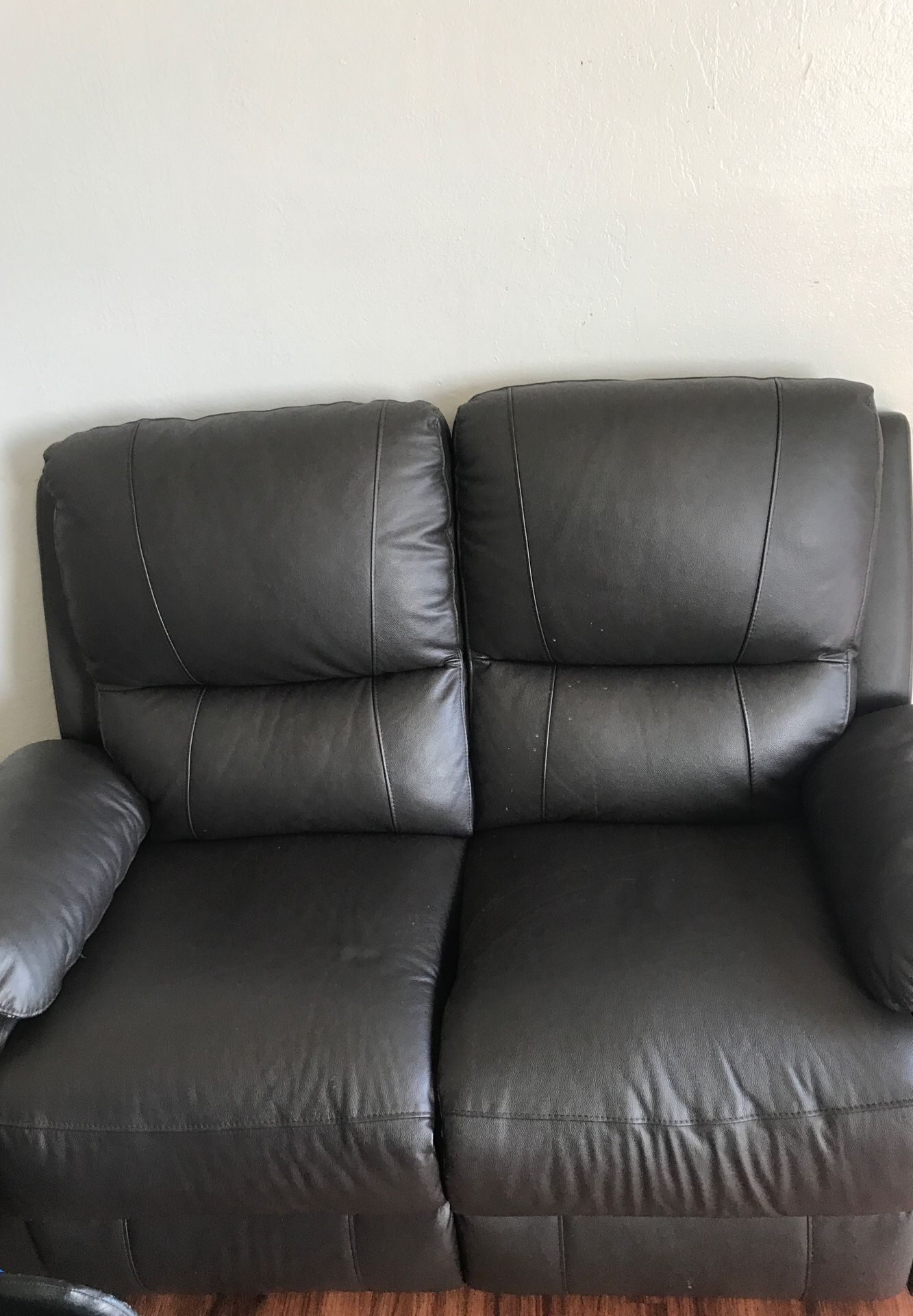 Recliner sofas practically brand new