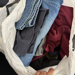 Bag Full Of Woman Maternity XL Clothes 