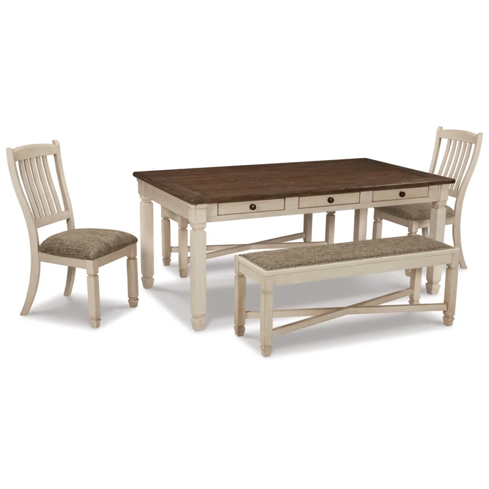 Bolanburg Dining Table and 2 Chairs and 2 Benches Grand Discount Launches Now