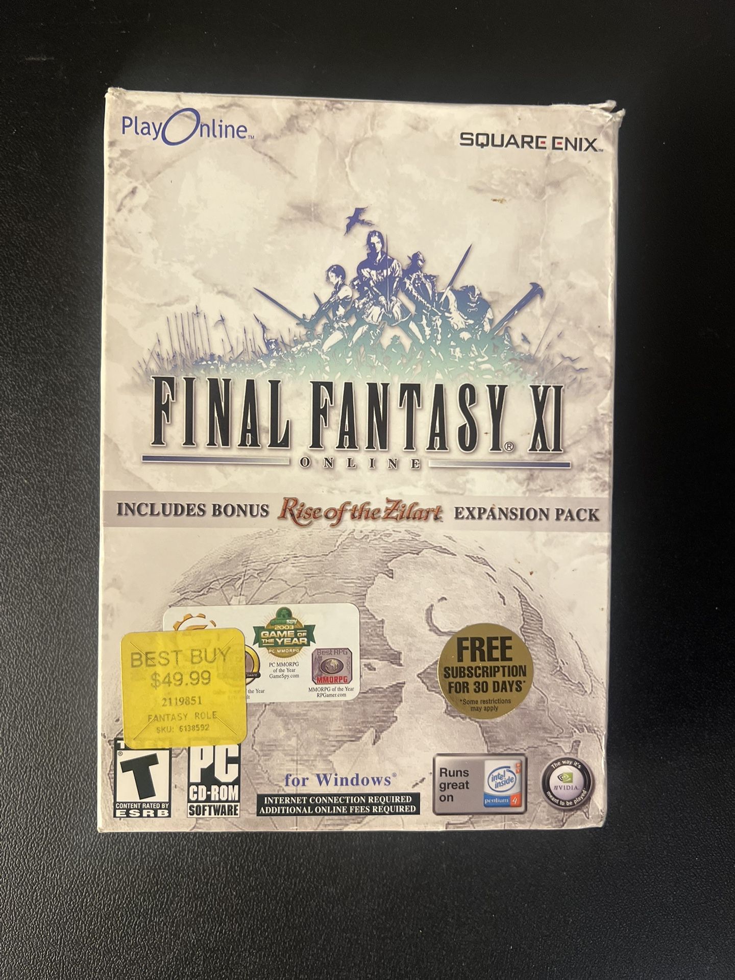 Final Fantasy XI Online: The Vana'diel Collection (PC, 2005) Complete Very Good