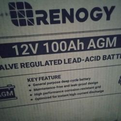 Off-Grid Deep Cycle Battery (10 hours) For Sale!! Brand-new! $75 or best offer