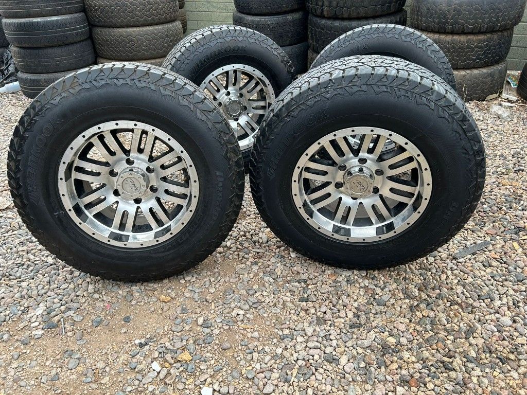 MB WHEELS 245/75R16....6 LUGS FIT TOYOTA TACOMA NISSAN XTERRA NISSAN IZUSO RODEO NISSAN FRONTIER NISSAN PATHFINDER