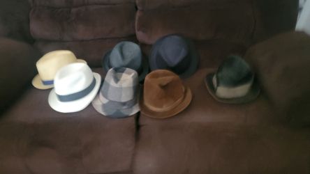 Fedora hats... Various brands mens.