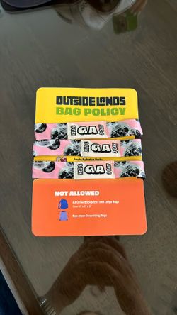 800 PER TICKET OUTSIDE LANDS 3-DAY GA 2026