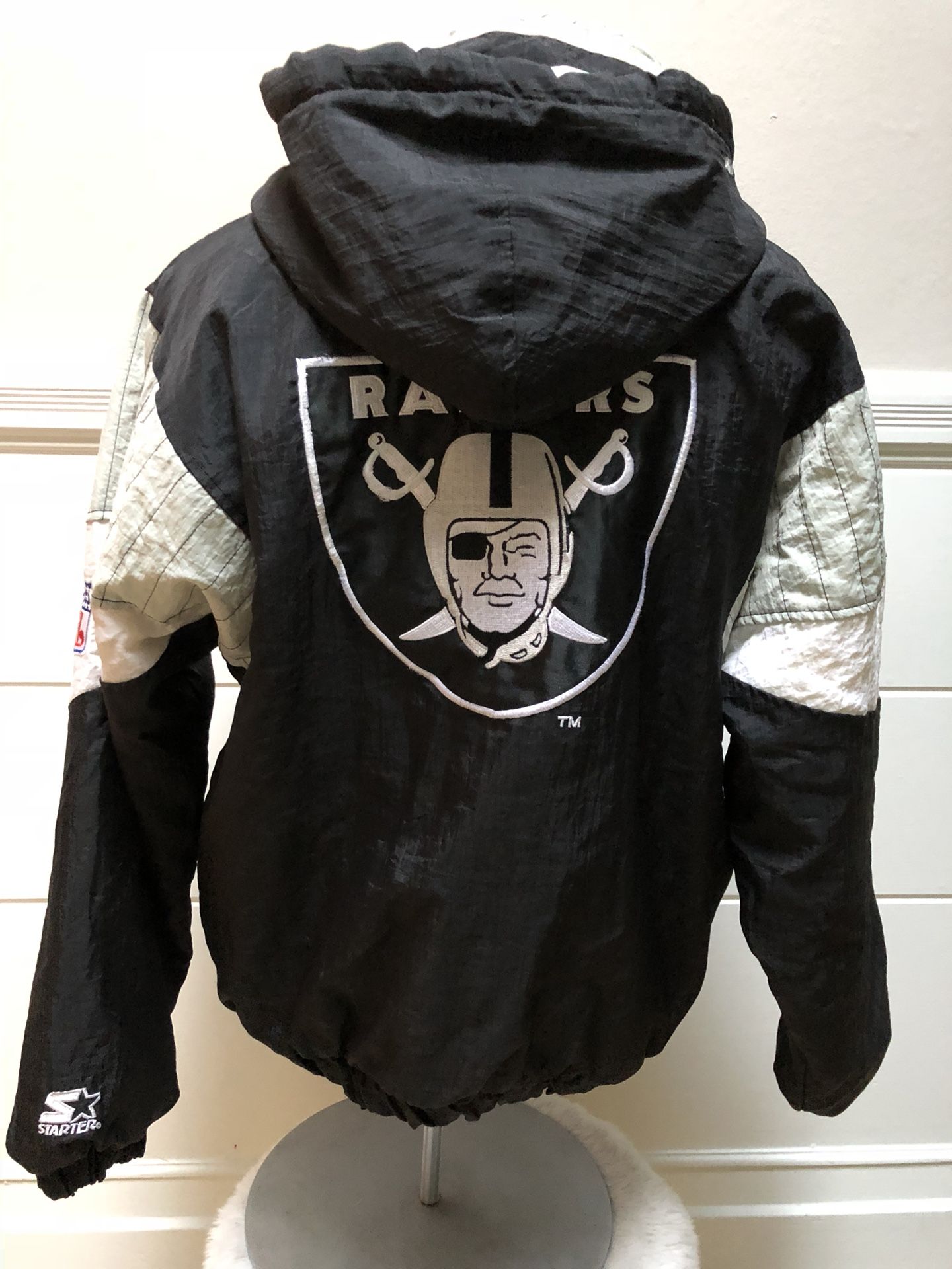 raiders jacket 90s