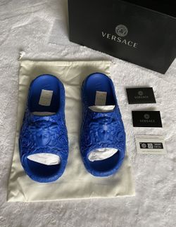 Versace Dimension Slide ‘Royal Blue’ 