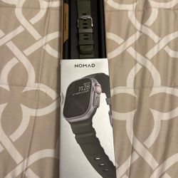 Nomad Rocky Point Apple Watch Band Titanium Hardware 