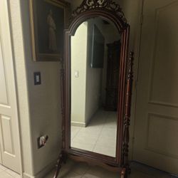 Full Length Antique Swivel Mirror