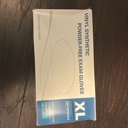 Vinyl powder free gloves