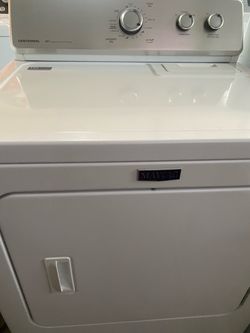 Brand new Maytag electric dryer lightly used delivered and installed
