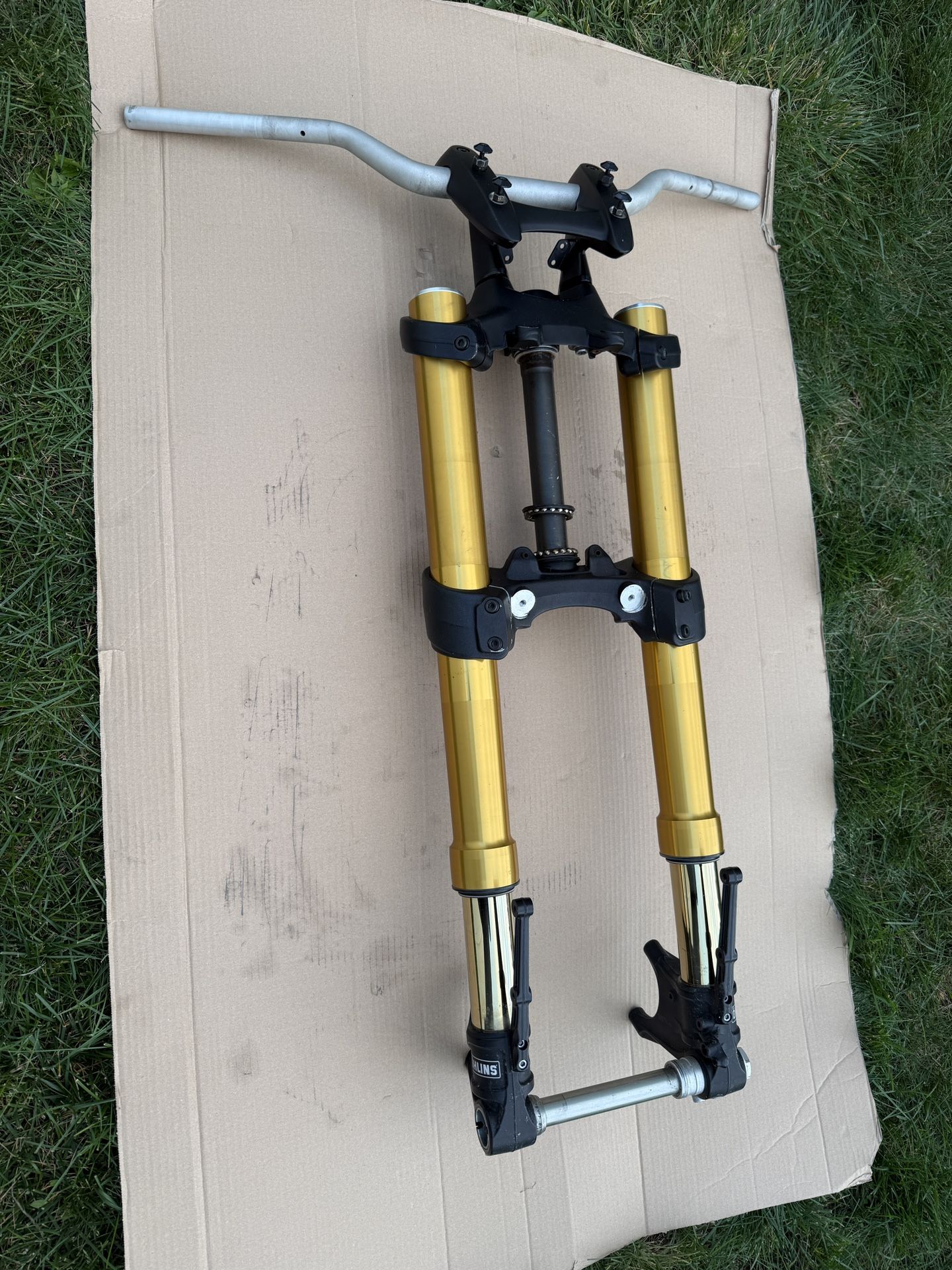 Ohlins Motorcycle Forks & Ducati Diavel Triple Trees