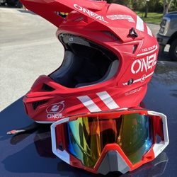 mx Helmet & goggles