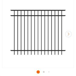 Aluminum Black Fence New