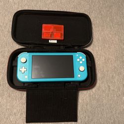teal Nintendo switch lite