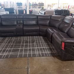 Nice Curve Recliner Sectional (Ask For Jose)