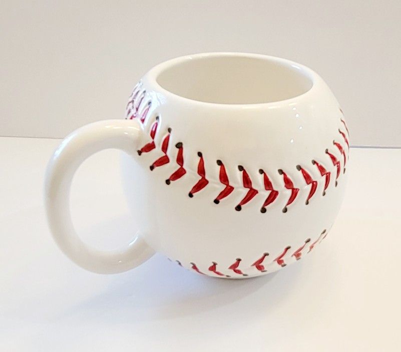 BASEBALL Mug with Seams Coffee Mug - Baseball Ball Coffee Mug Cup