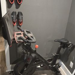 Peloton upright bike.
