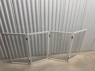 Clear Dog Gate