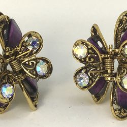 Heavy Duty Butterfly Pair Of Hair Clips