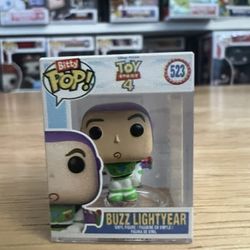 RARE CHASE BITTY Buzz Lightyear Flying Funko Pop #523 Toy Story 4 Disney Pixar