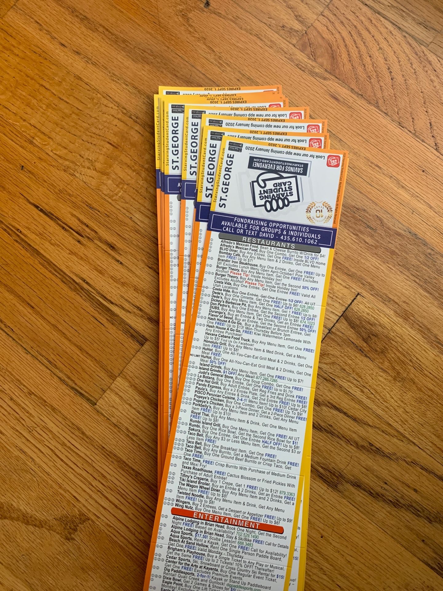 Starving Student Card