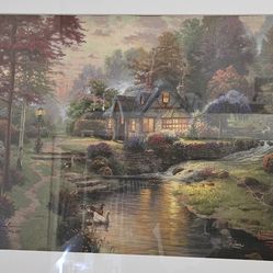 Thomas Kinkade "Stillwater Cottage"