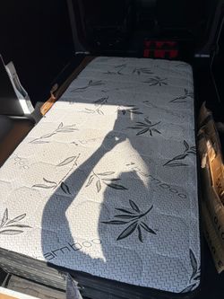 twin size mattress bamboo