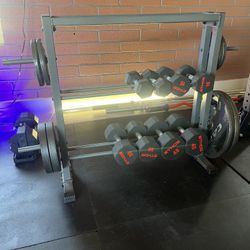 ETHOS Rubber Hex Dumbbells