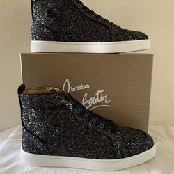 Christian Louboutin Men Shoes Sneakers Louboutins Red Bottoms Black Purple  for Sale in Balch Springs, TX - OfferUp