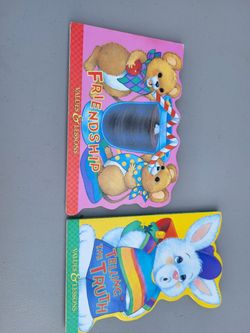 Values and Lessons children's board books set of 2: Telling the truth, Friendship