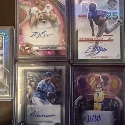 Sports cards graded and ungraded