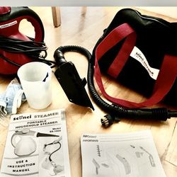 $20 ✨ Scünci Steamer with Attachments + Carrying Bag – ✨
