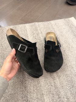 birkenstocks Boston Clogs Black Size 8.5 men’s