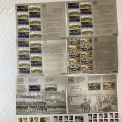 132 USPS Forever Stamps – Civil War Sheets, Flags, Liberty – $96 Face Value