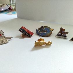 (6) Vintage Lapel Pins