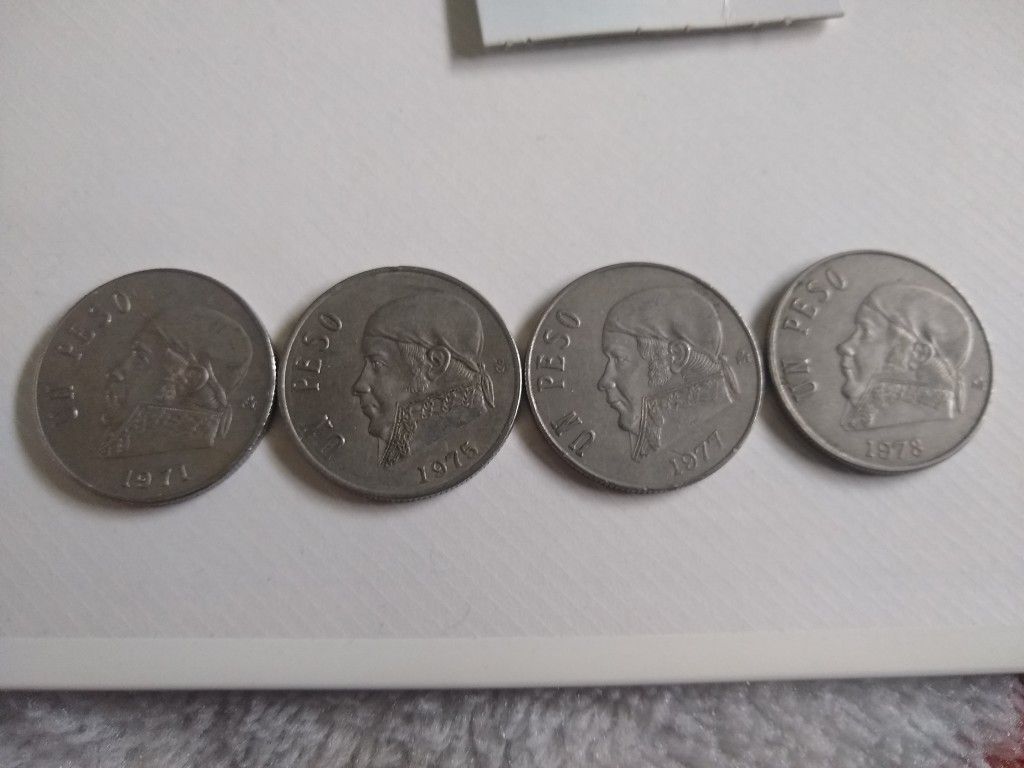 Coins Pesos 71-75-77-78