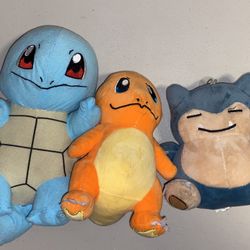 3 Pokémon Plush