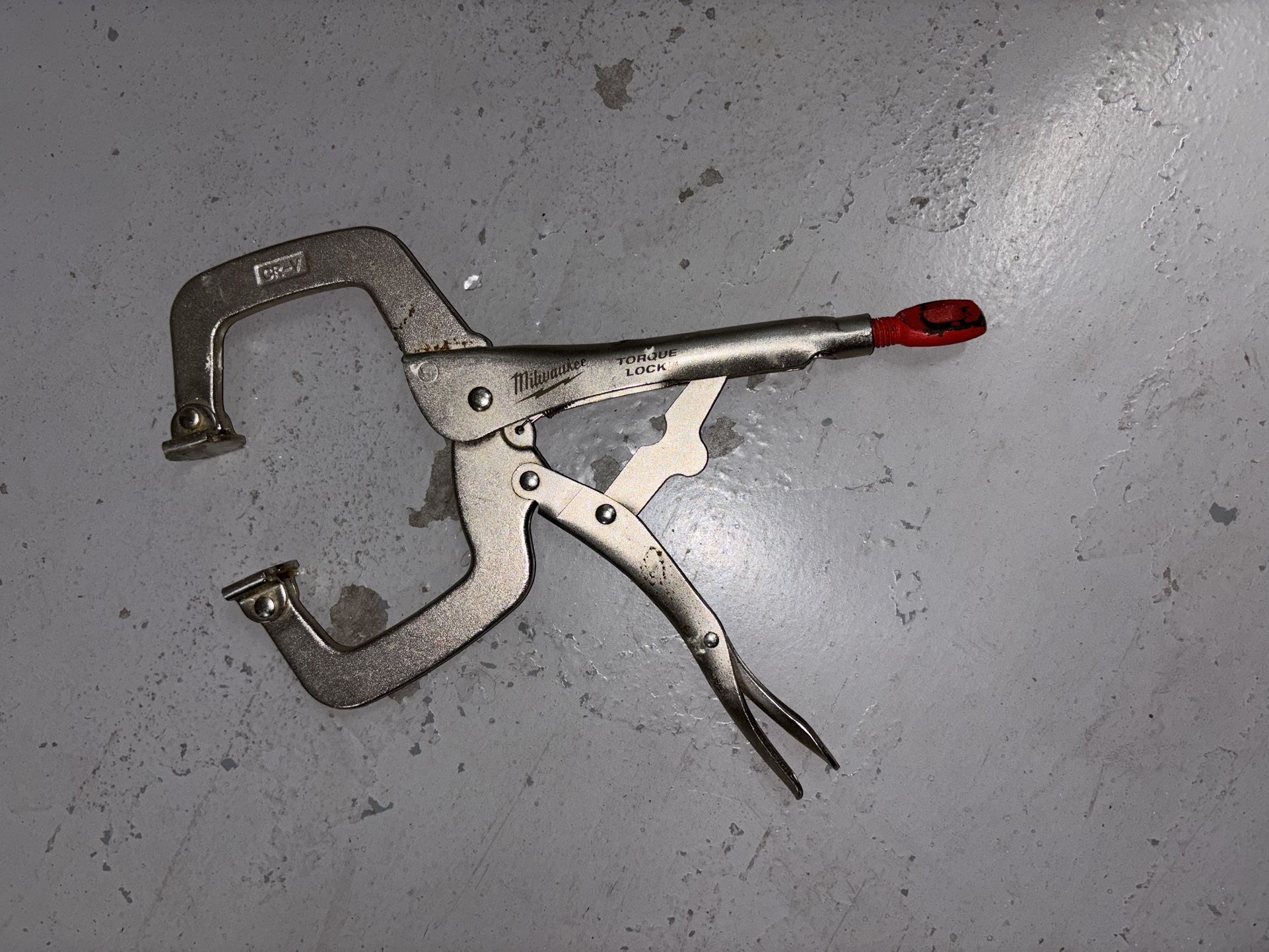 11 in. Torque Lock Locking C-Clamp with Swivel Jaws