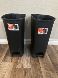 Hefty 12-Gallon Slim Trash Cans – $5 Each or Both for $8