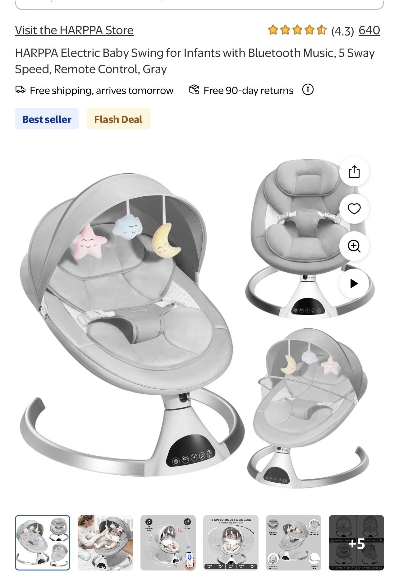 Electric Baby Swing