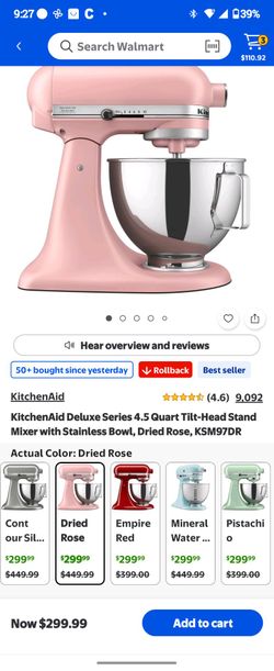 BRAND NEW KitchenAid Stand Mixer – Gorgeous Dried Rose Pink!