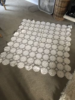  Vintage Hand Made Tablecloth