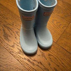 Hunter Toddler Rain Boots Size 7 Light Blue 20$