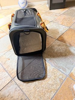 Soft-Sided Pet Carrier with Mesh Panels