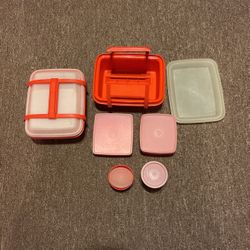2 Tupperware Lunch Box