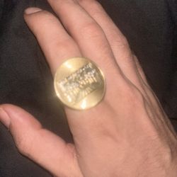 Custom Gold Last Supper Ring 10k 14k 