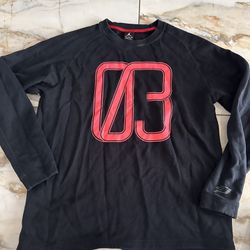 Nike Jordan shirt Adult size x- large Black Mens CP3 Chris Paul #3 Sweatshirt