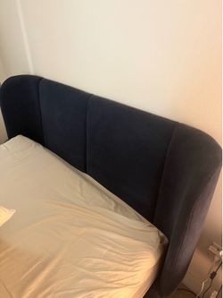 IKEA Navy Blue Queen Bed